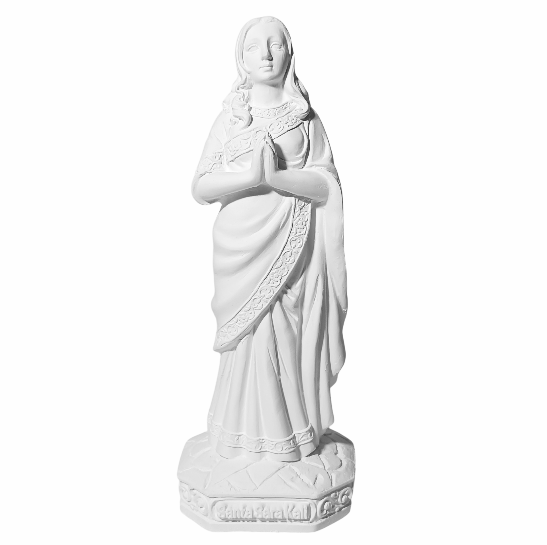 Santa Sara Kali 20cm Gesso Cru Retocado