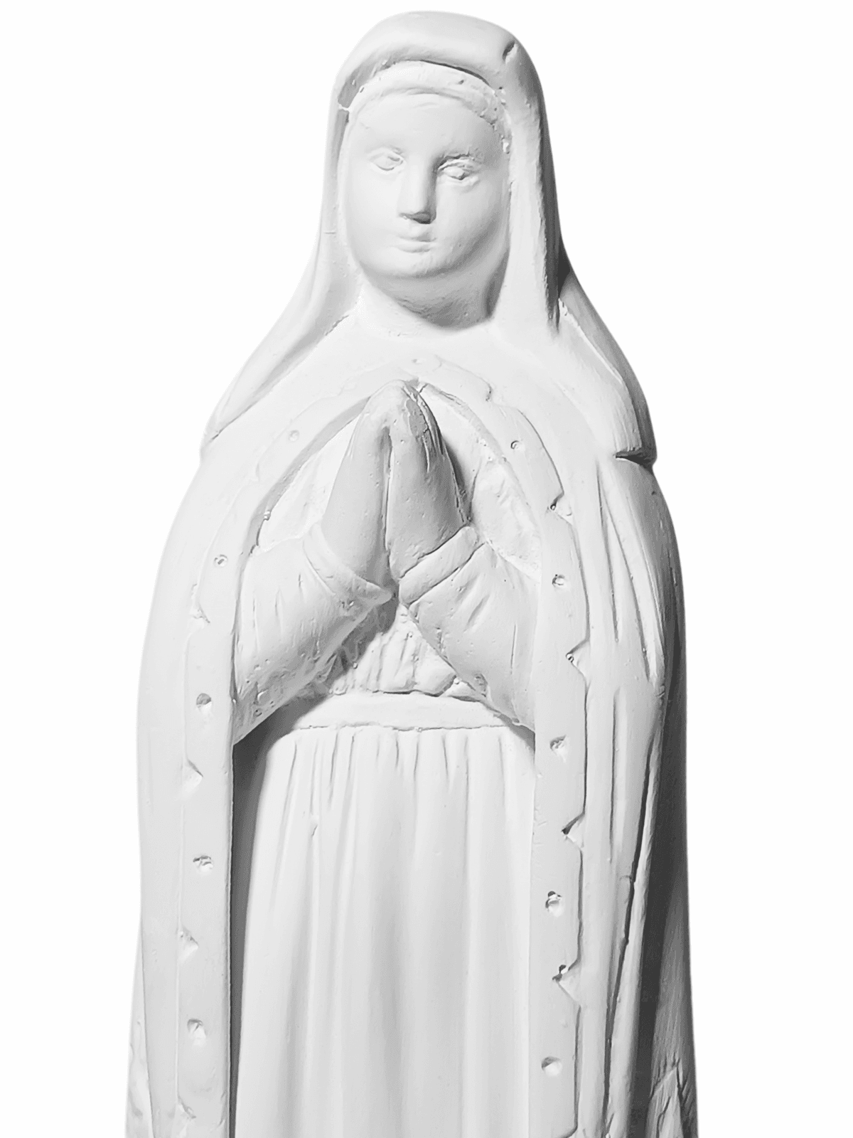 Nossa Senhora do Café 30cm Gesso Cru Retocado - Imagem 2