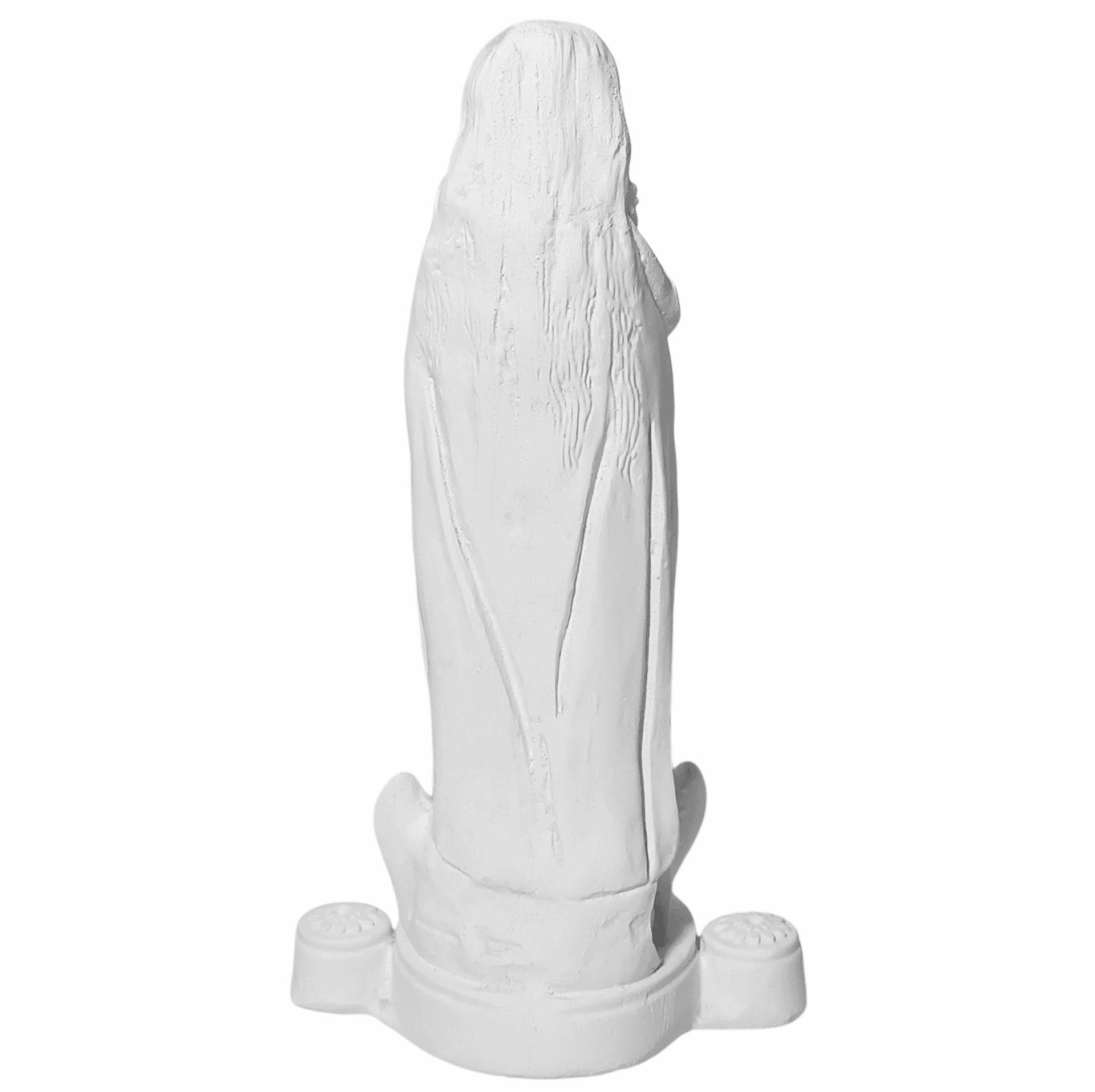 Nossa Senhora Aparecida Fac-Símile 15cm Gesso Cru Retocado - Imagem 3