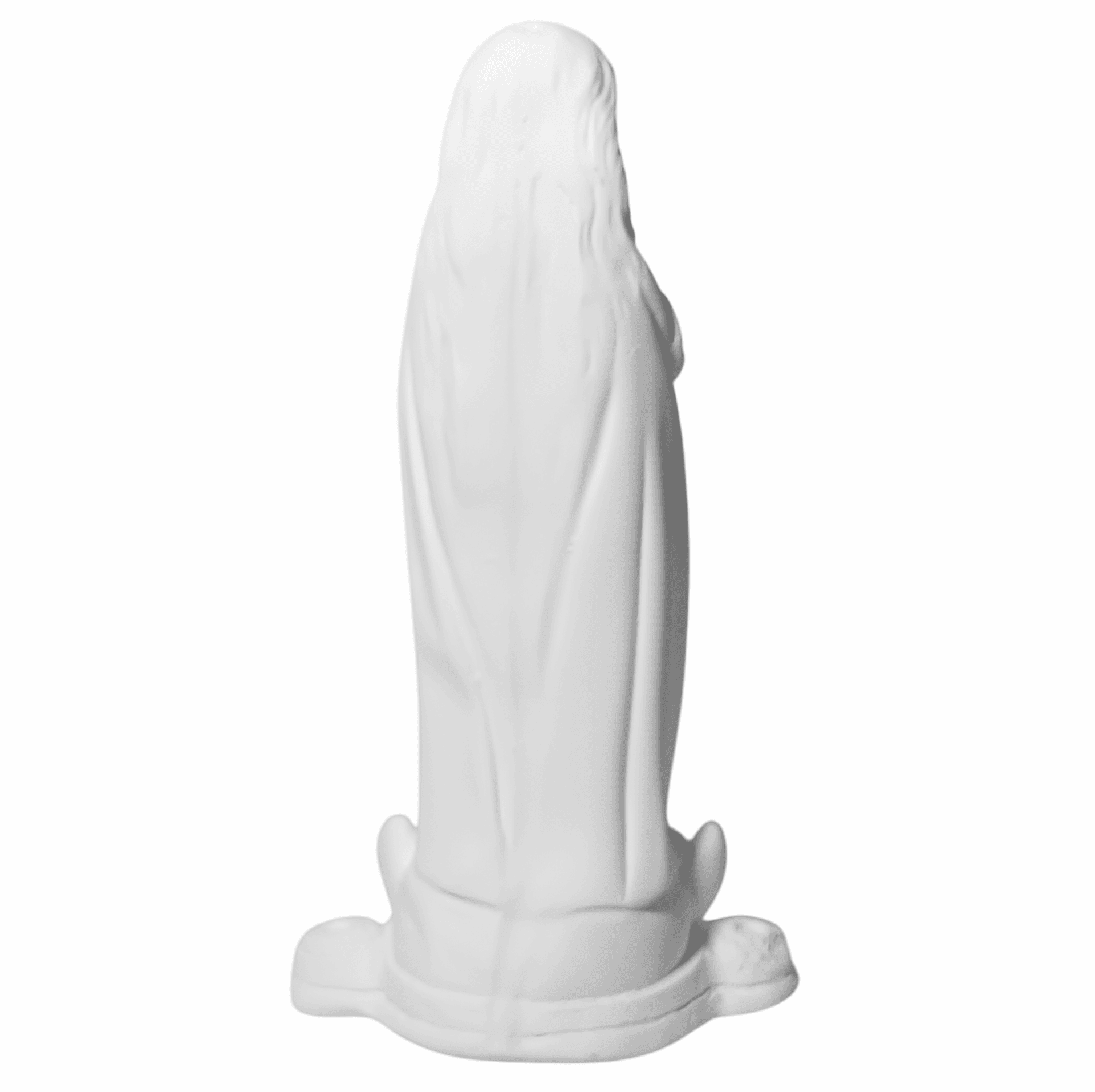 Nossa Senhora Aparecida Fac-Símile 20cm Gesso Cru Retocado - Imagem 3