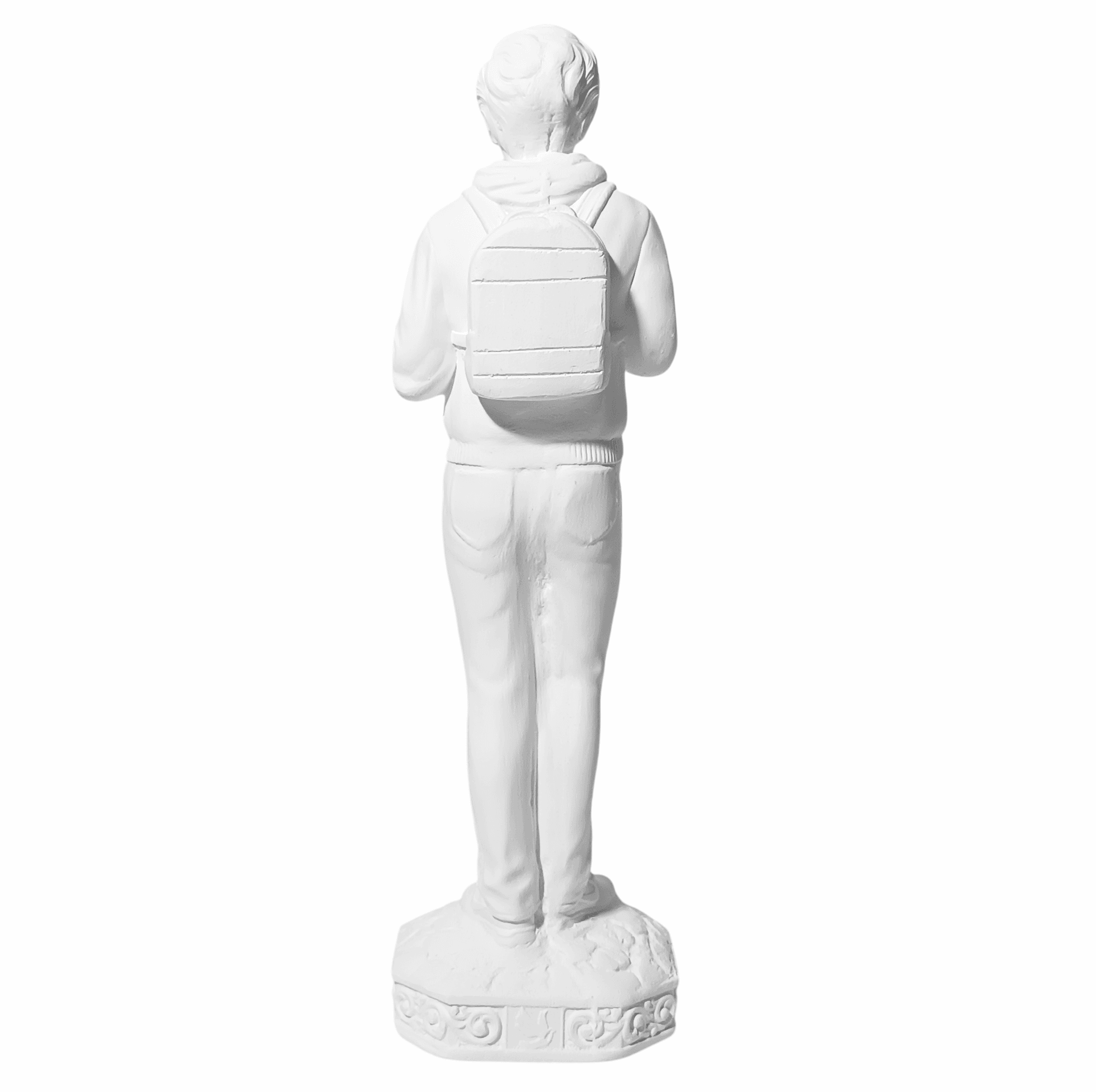 Beato Carlo Acutis 20cm Gesso Cru Retocado - Imagem 3