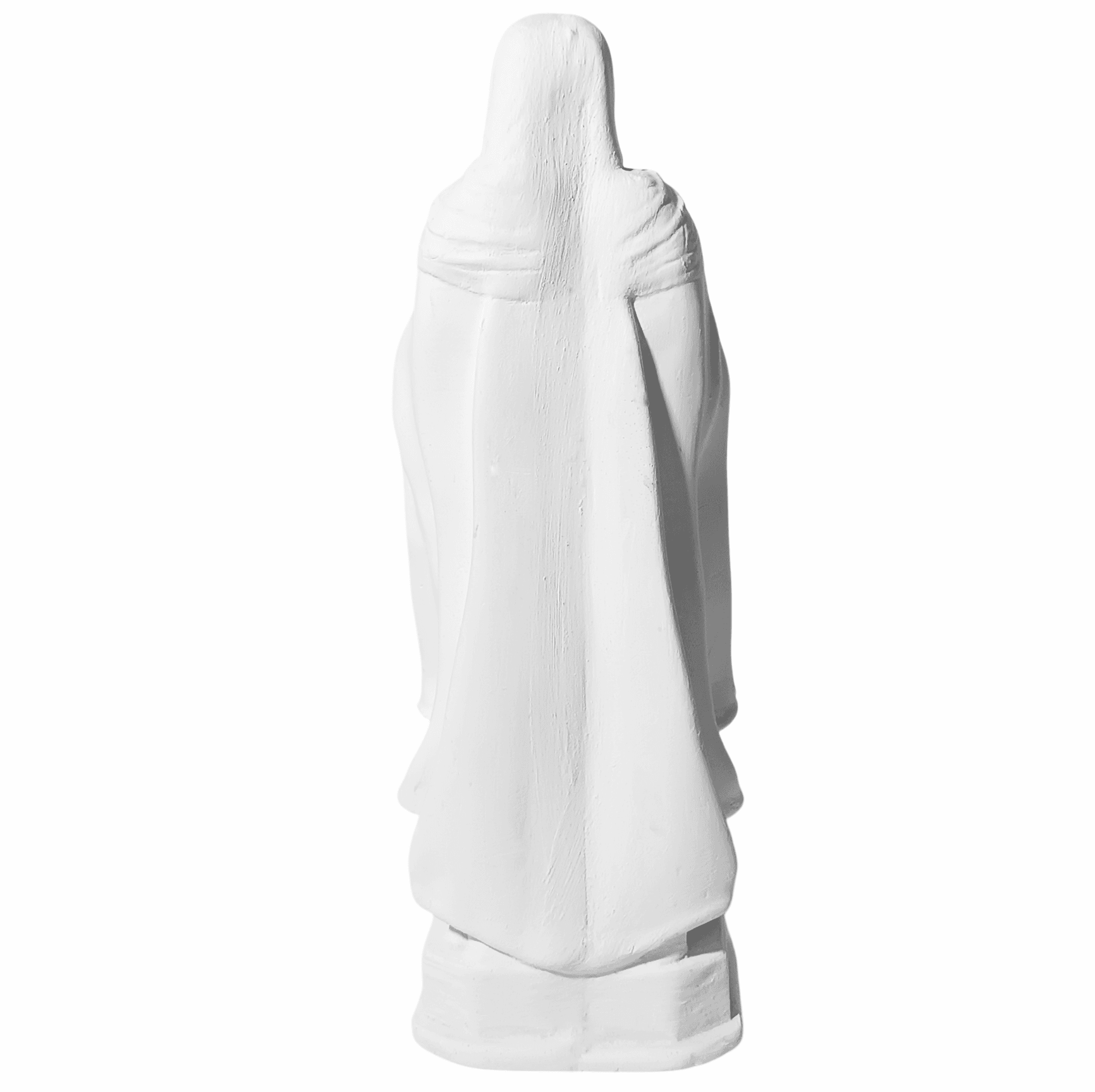 Nossa Senhora das Lágrimas 20cm Gesso Cru Retocado - Imagem 3
