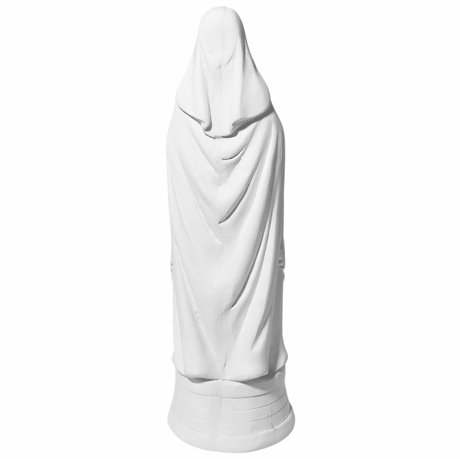 Nossa Senhora do Café 20cm Gesso Cru Retocado - Imagem 3