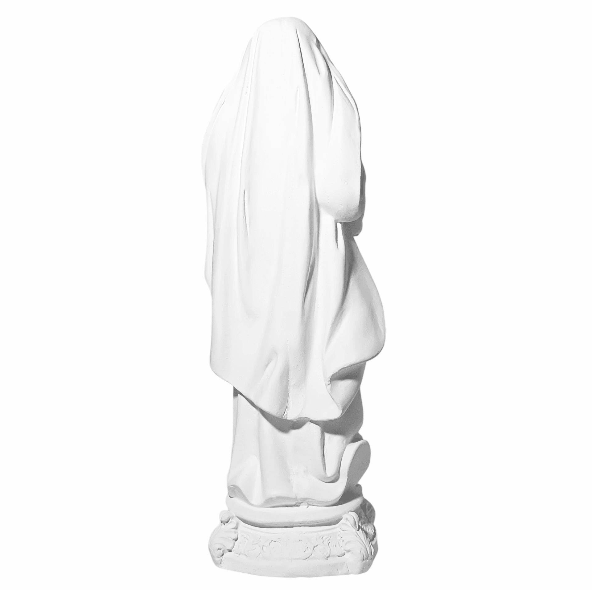 Nossa Senhora Grávida 30cm Gesso Cru Retocado - Imagem 3