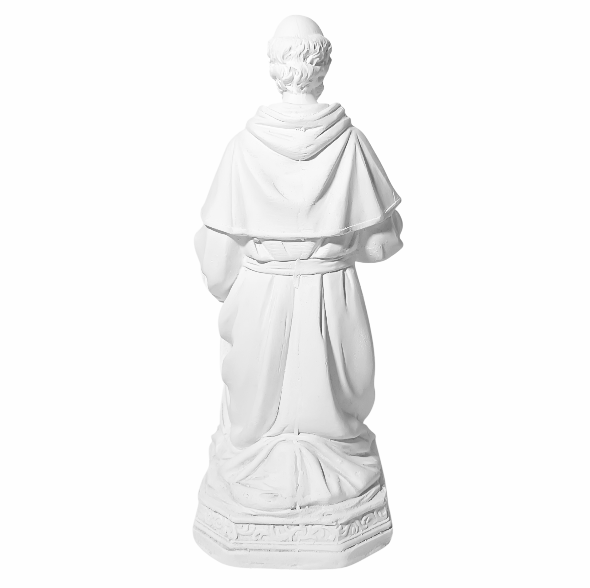 São Peregrino 20cm Gesso Cru Retocado - Imagem 3