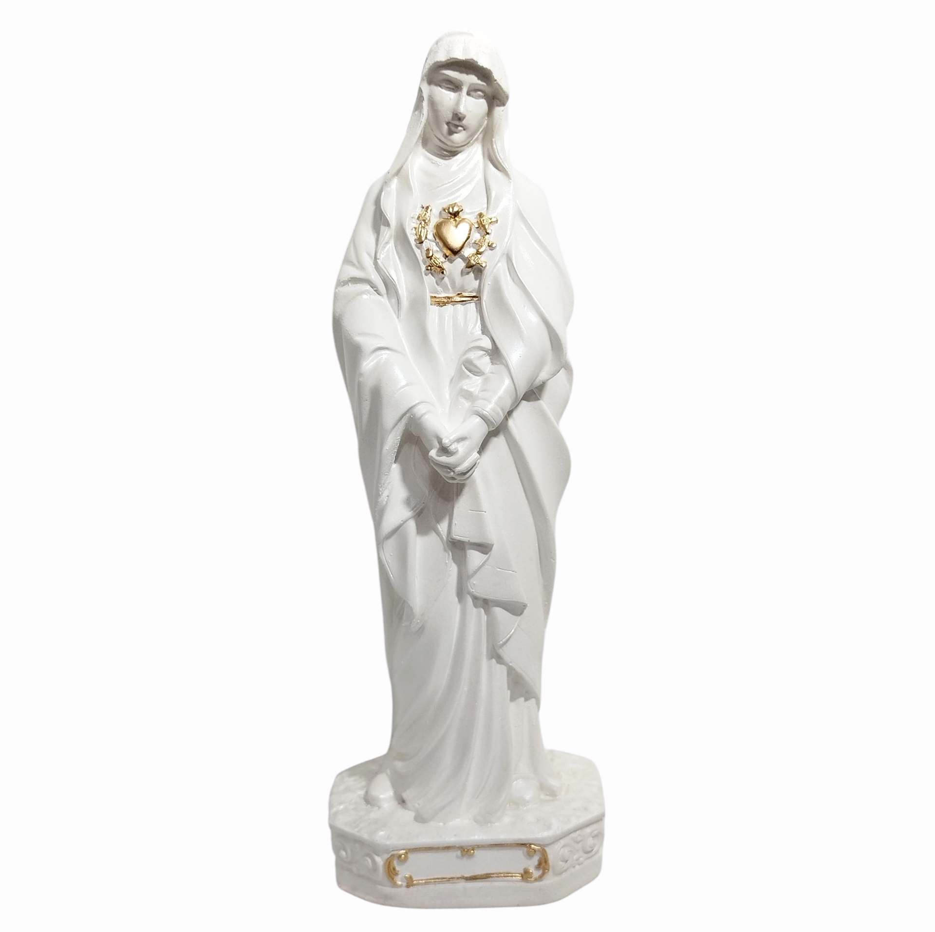 Nossa Senhora das Dores 20cm Gesso Premium Pintado - Imagem 4
