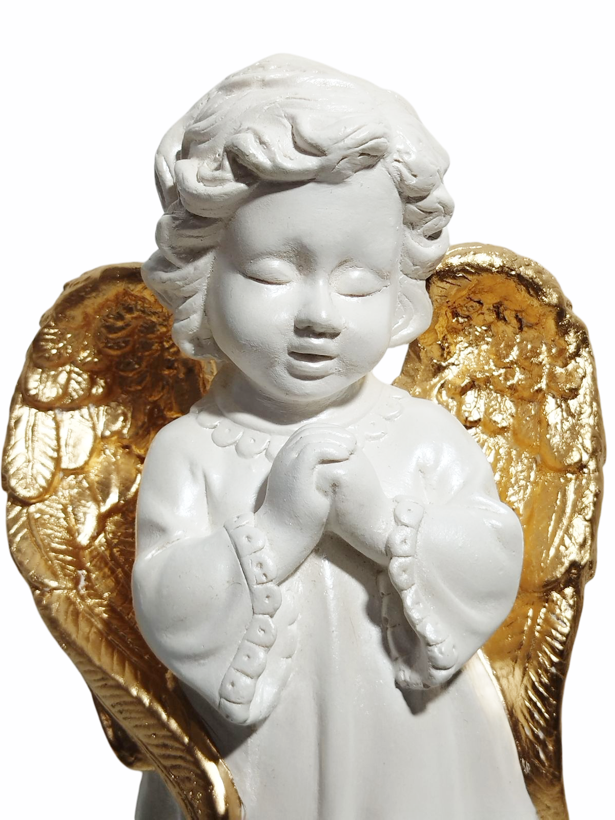 Anjo da Guarda Infantil 20cm Gesso Premium Pintado - Imagem 12