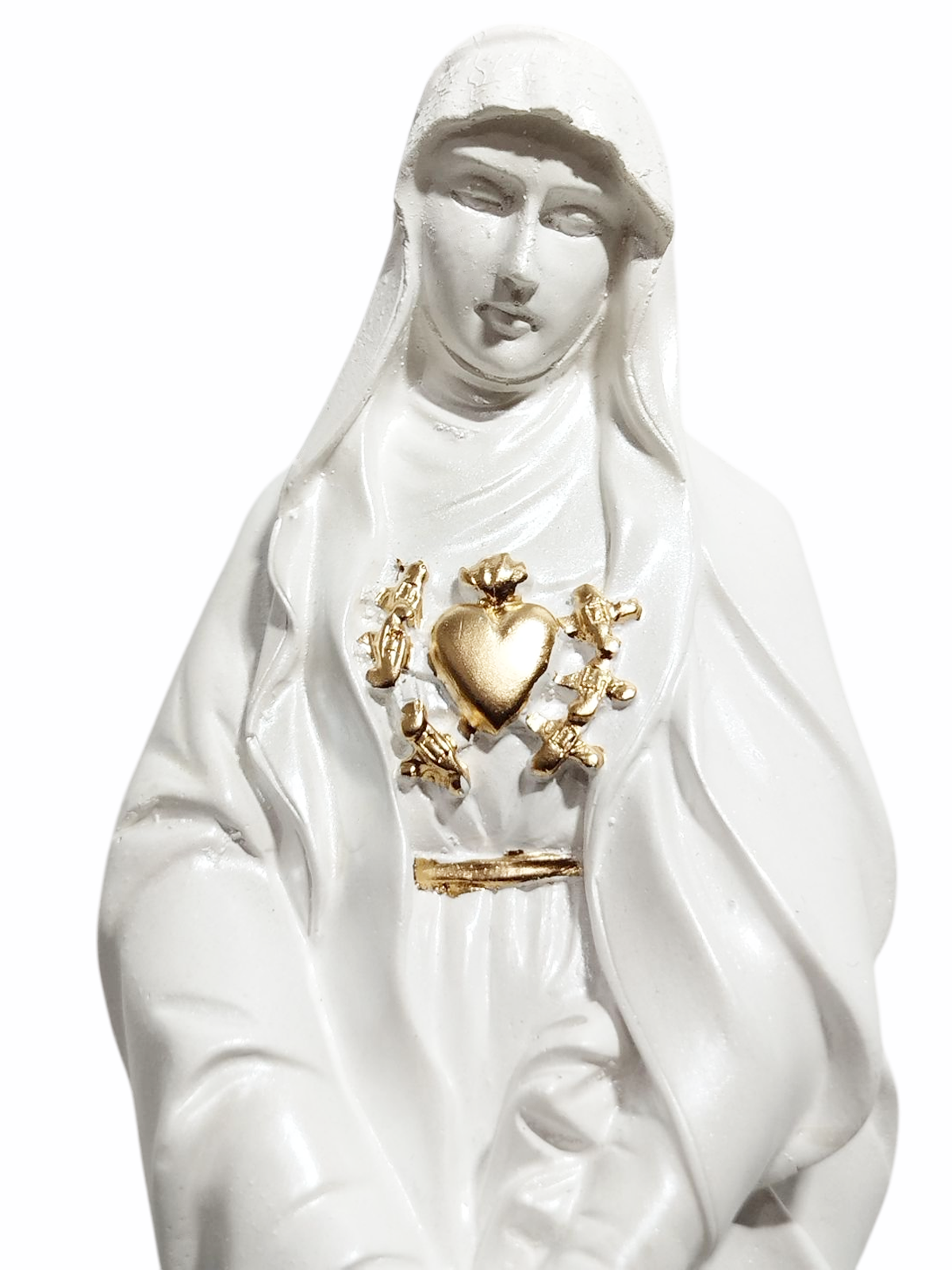 Nossa Senhora das Dores 20cm Gesso Premium Pintado - Imagem 5