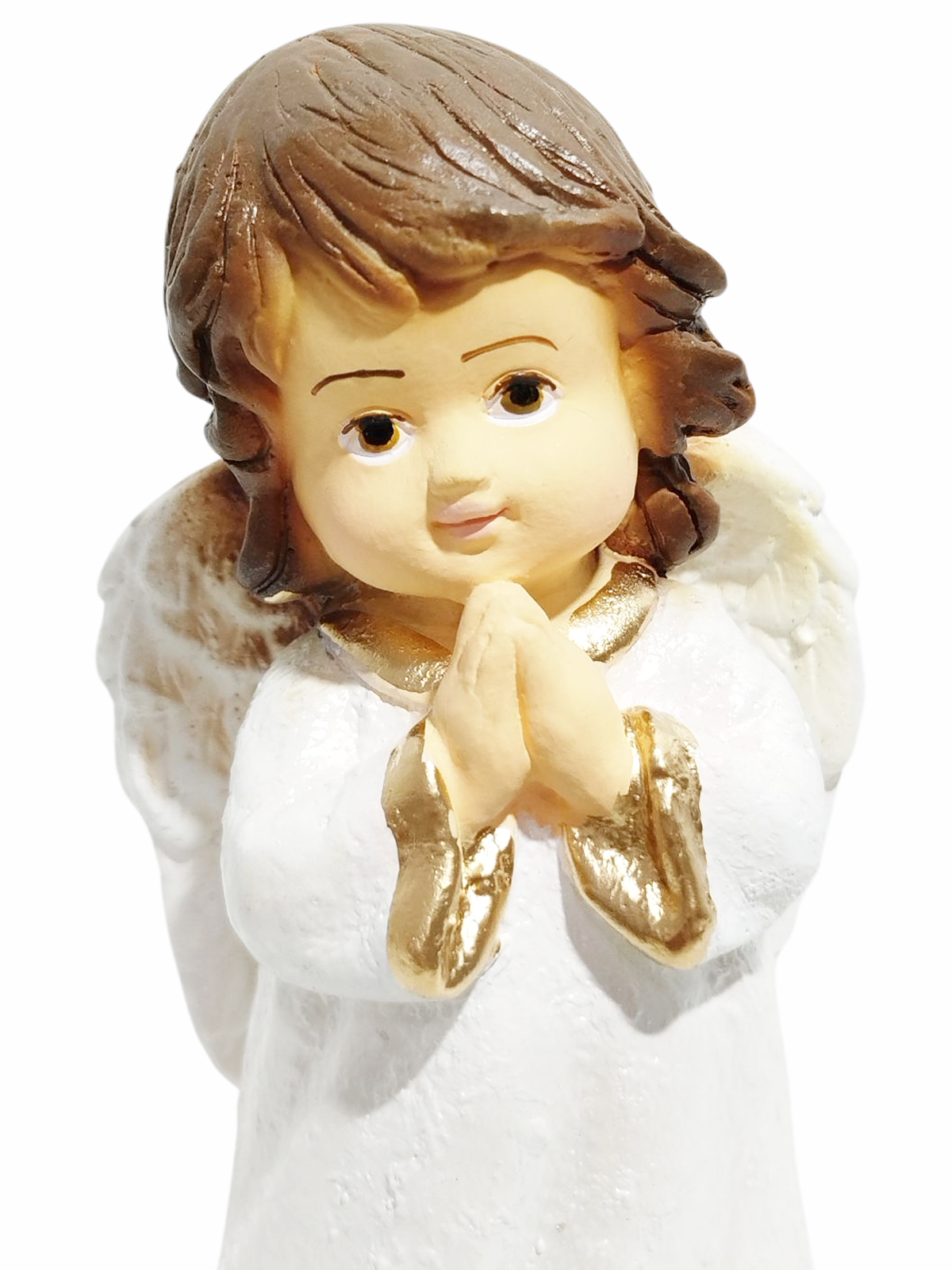 Anjo da Guarda Infantil 15cm Gesso Premium Pintado - Imagem 6