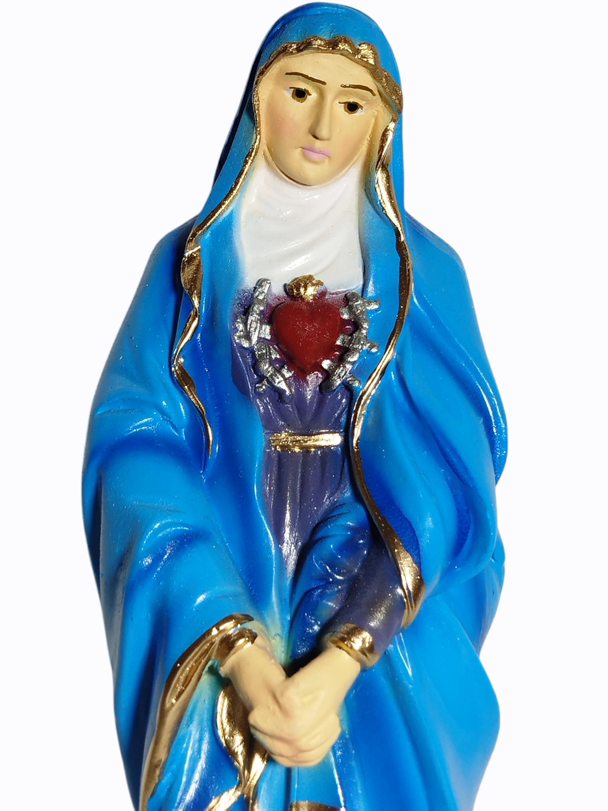Nossa Senhora das Dores 20cm Gesso Premium Pintado - Imagem 2