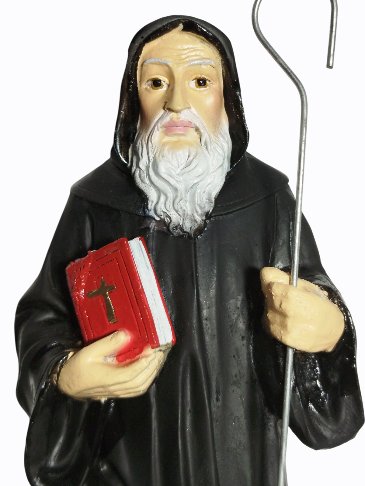 São Bento 20cm Gesso Premium Pintado - Imagem 2