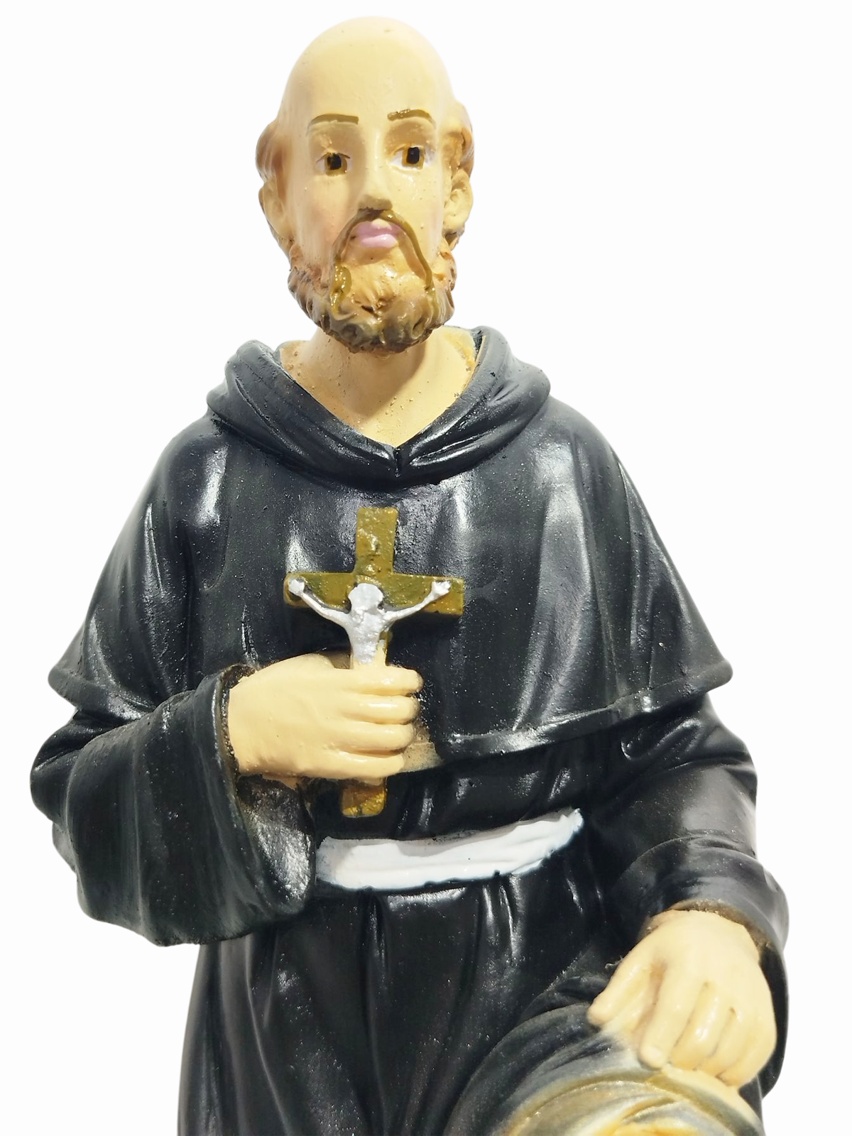 São Peregrino 20cm Gesso Premium Pintado - Imagem 2
