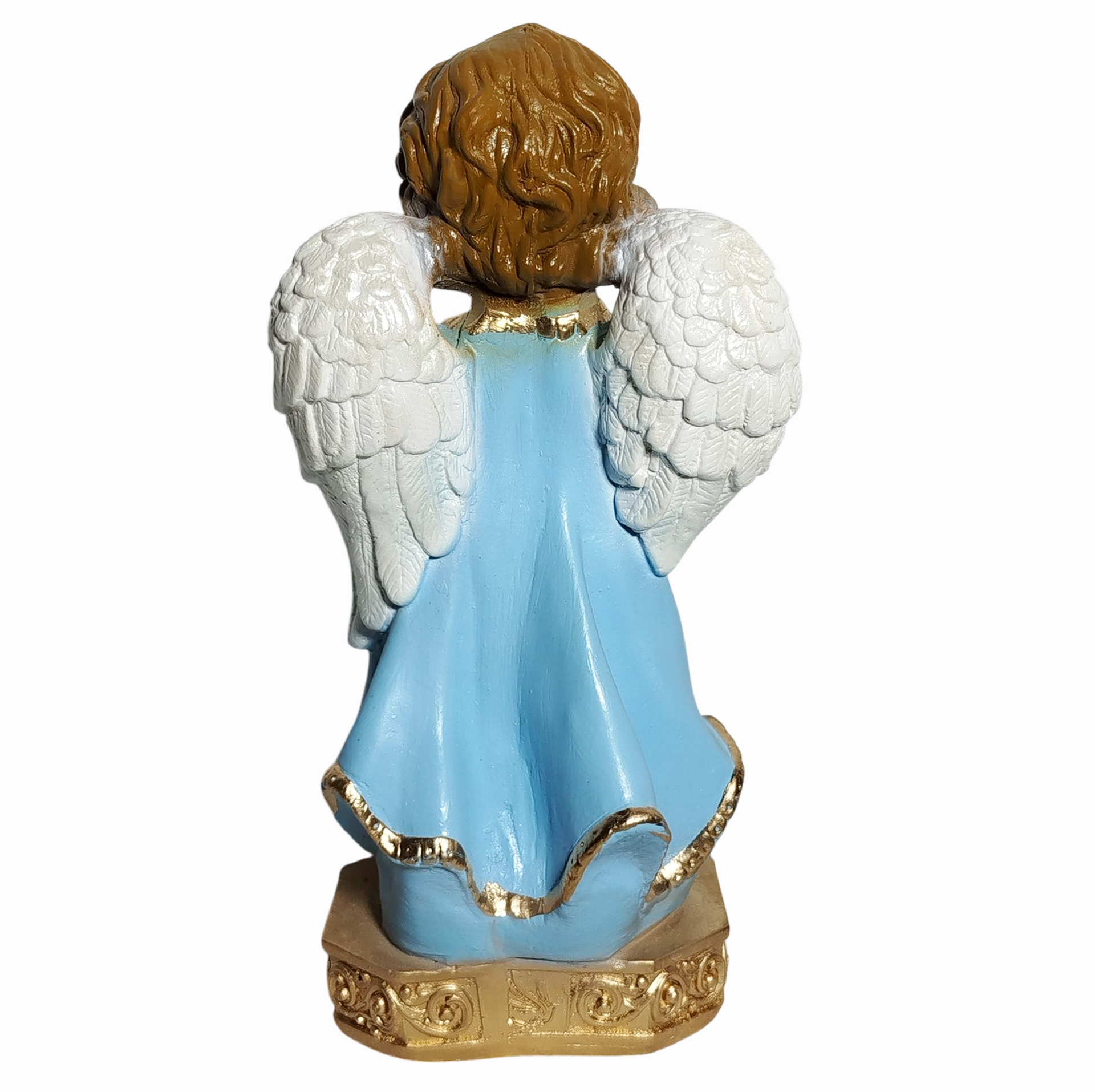 Anjo da Guarda Infantil 20cm Gesso Premium Pintado - Imagem 4
