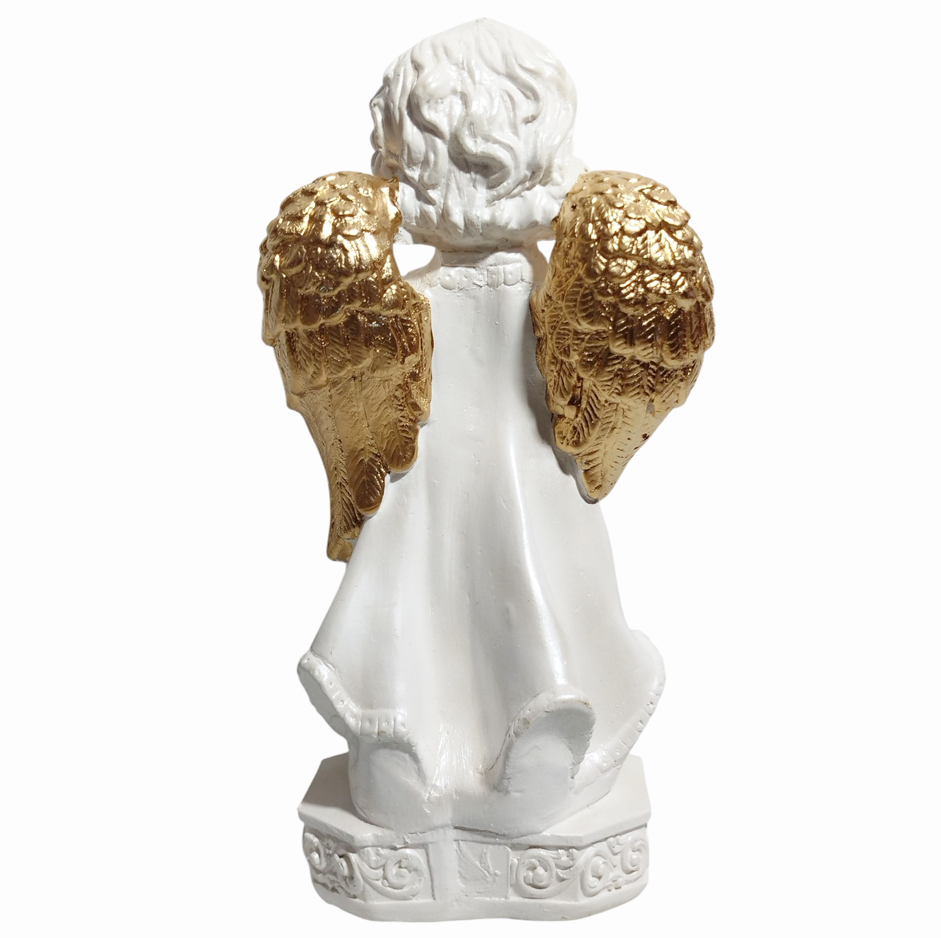 Anjo da Guarda Infantil 20cm Gesso Premium Pintado - Imagem 13