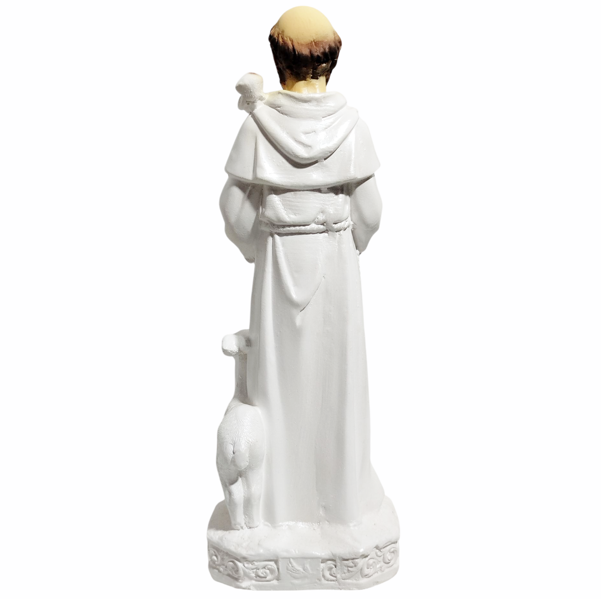 São Francisco de Assis 20cm Gesso Premium Pintado - Imagem 6