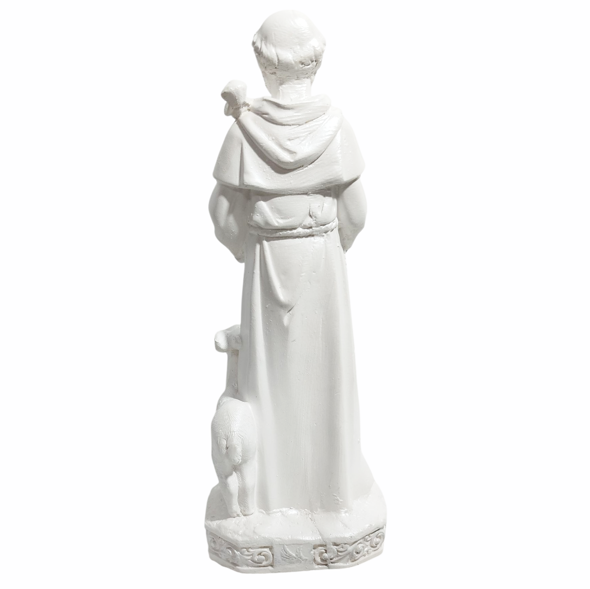 São Francisco de Assis 20cm Gesso Premium Pintado - Imagem 9