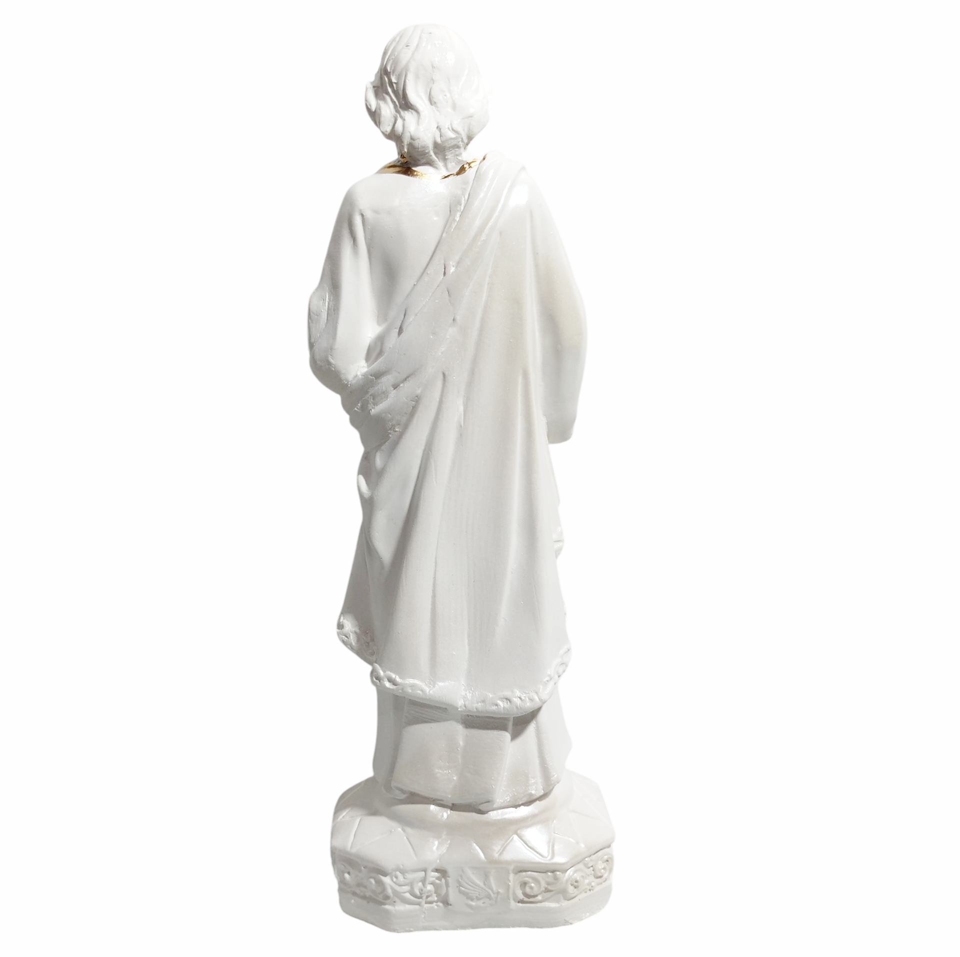 São Judas Tadeu 20cm Gesso Premium Pintado - Imagem 6