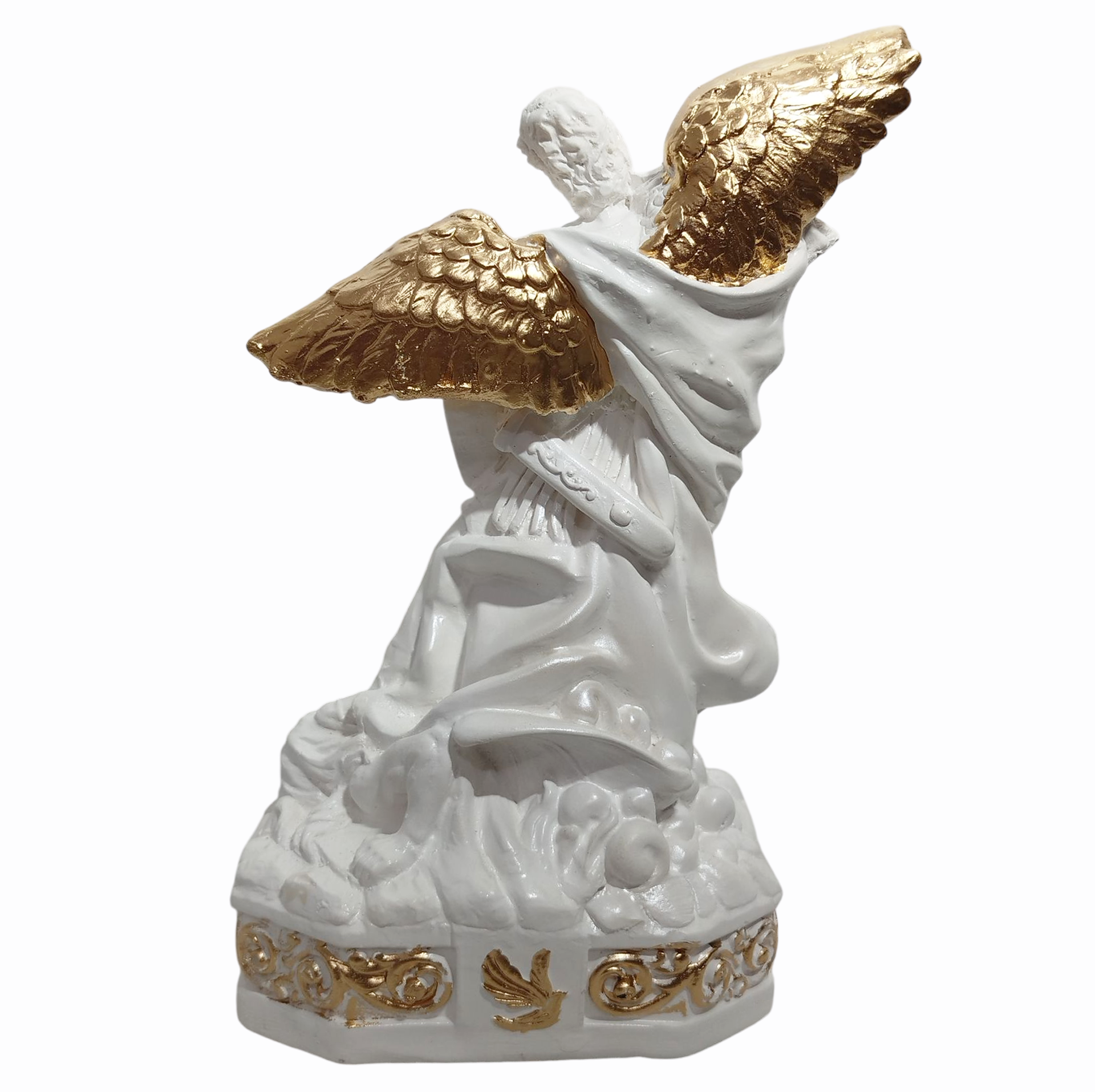 São Miguel Arcanjo 20cm Gesso Premium Pintado - Imagem 9