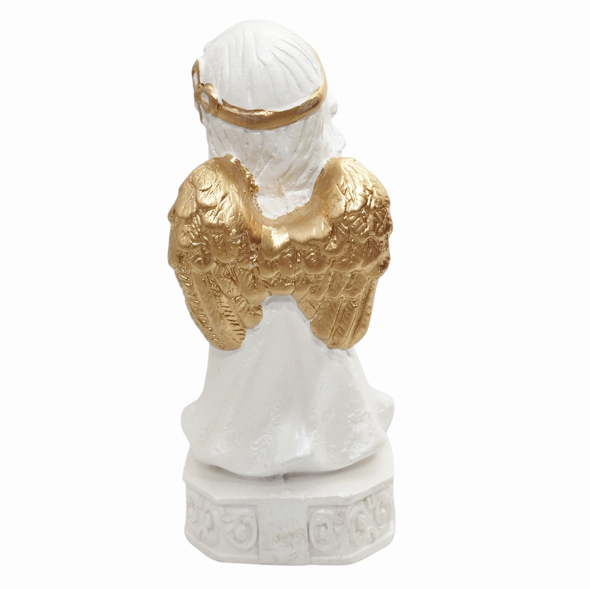 Anjo da Guarda Infantil com Lacinho 15cm Gesso Premium Pintado - Imagem 10