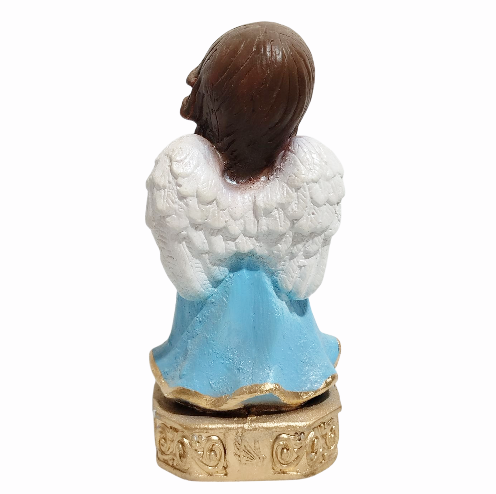 Anjo da Guarda Infantil 15cm Gesso Premium Pintado - Imagem 4