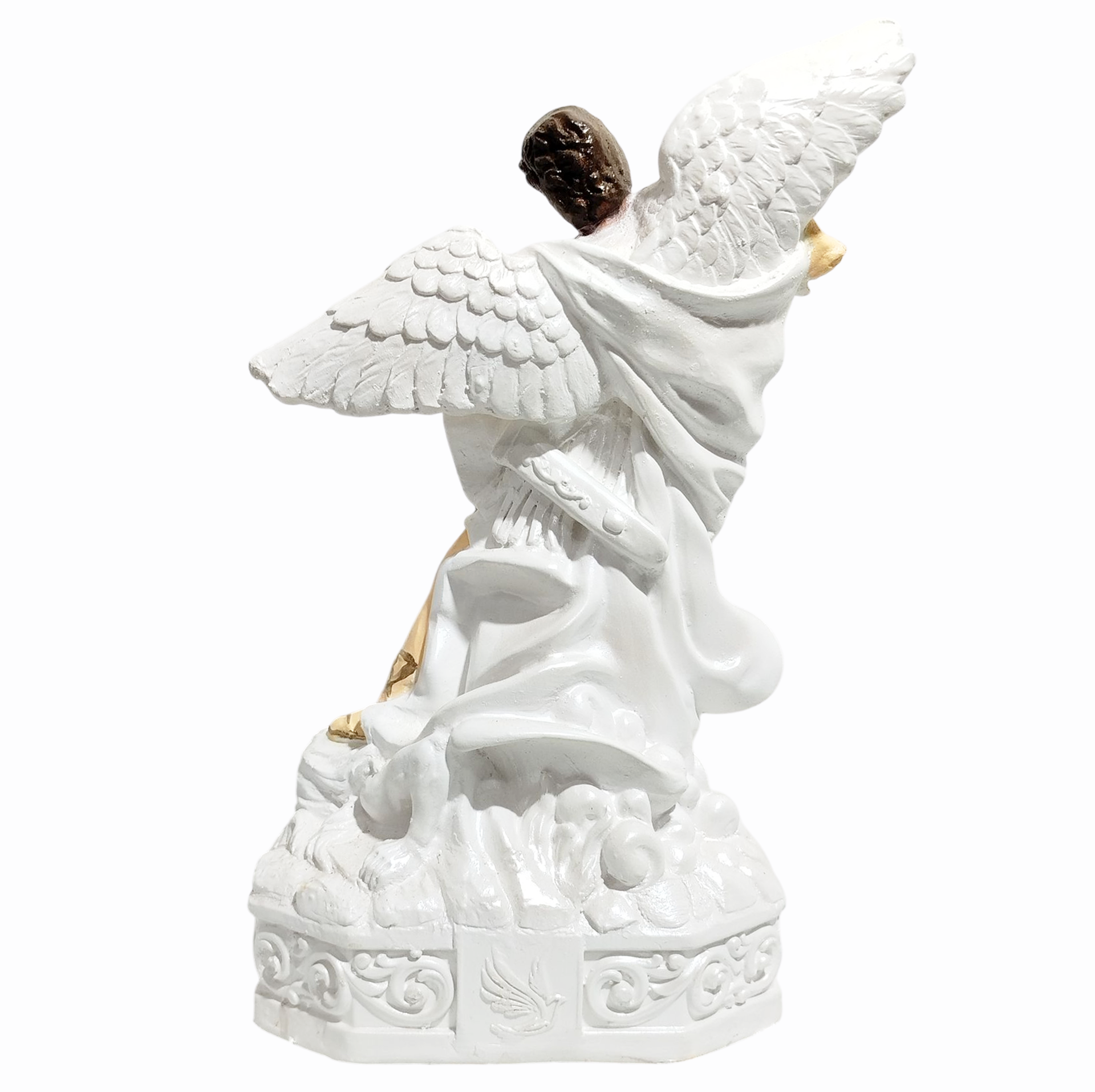 São Miguel Arcanjo 20cm Gesso Premium Pintado - Imagem 6