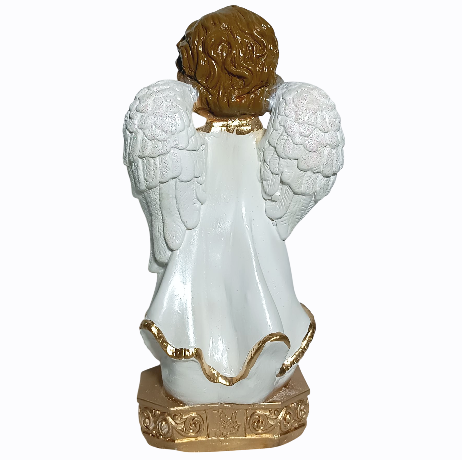 Anjo da Guarda Infantil 20cm Gesso Premium Pintado - Imagem 7