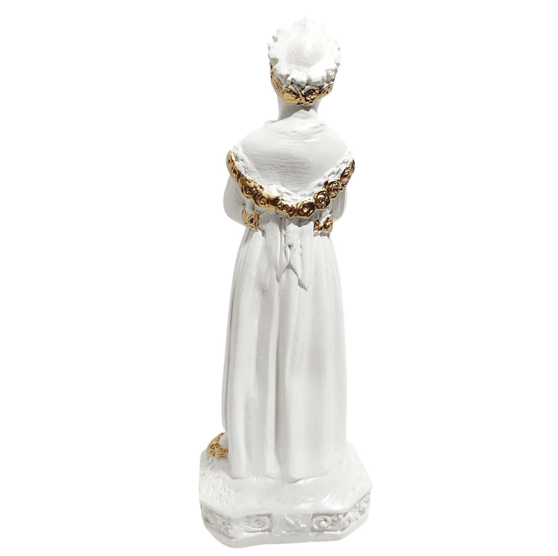 Nossa Senhora de La Salette 20cm Gesso Premium Pintado - Imagem 6