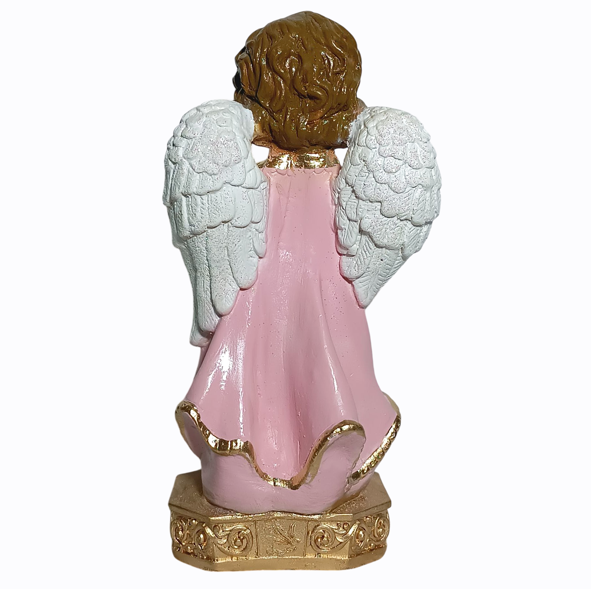 Anjo da Guarda Infantil 20cm Gesso Premium Pintado - Imagem 10