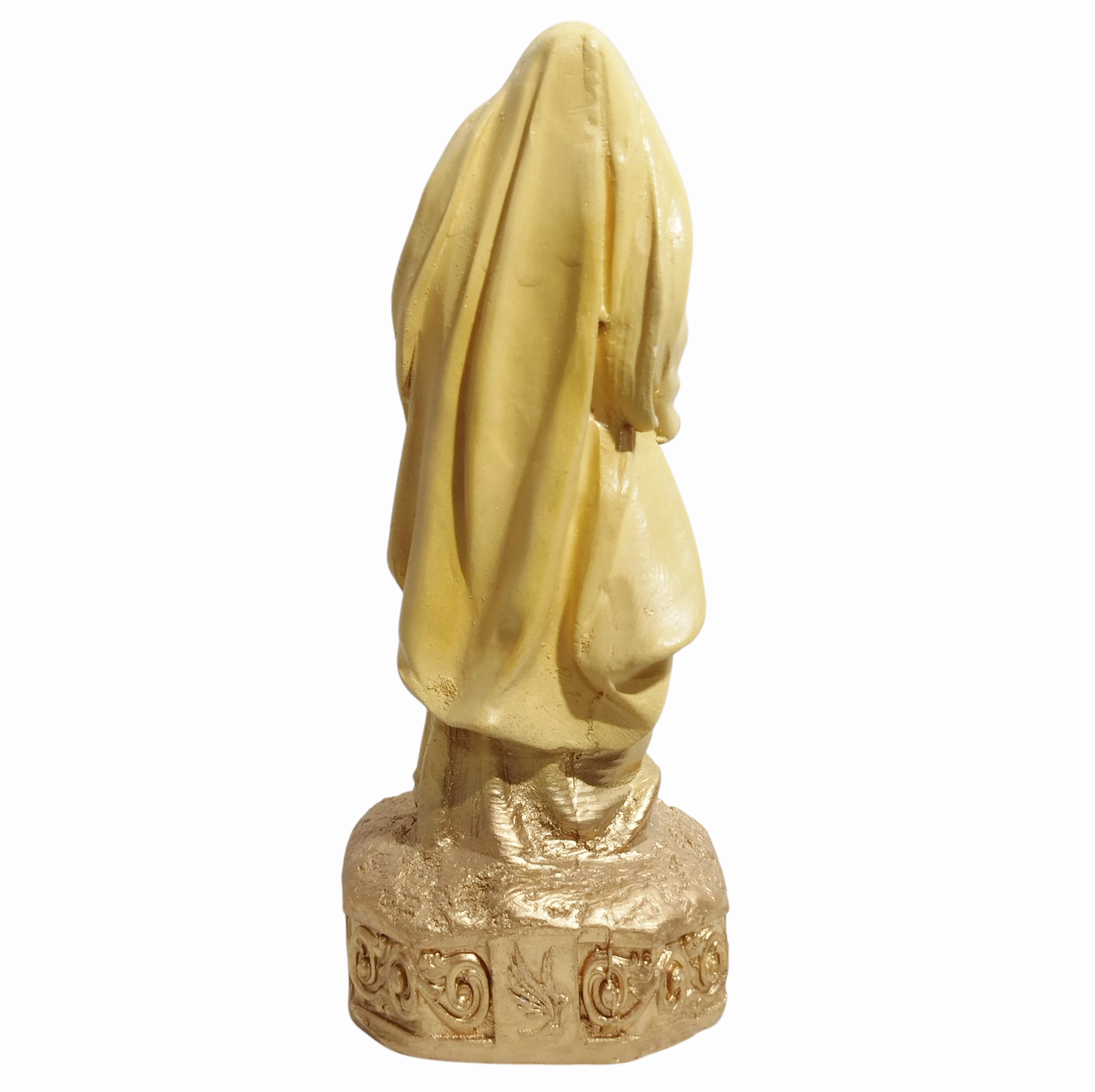 Nossa Senhora Grávida 15cm Gesso Premium Pintado - Imagem 3