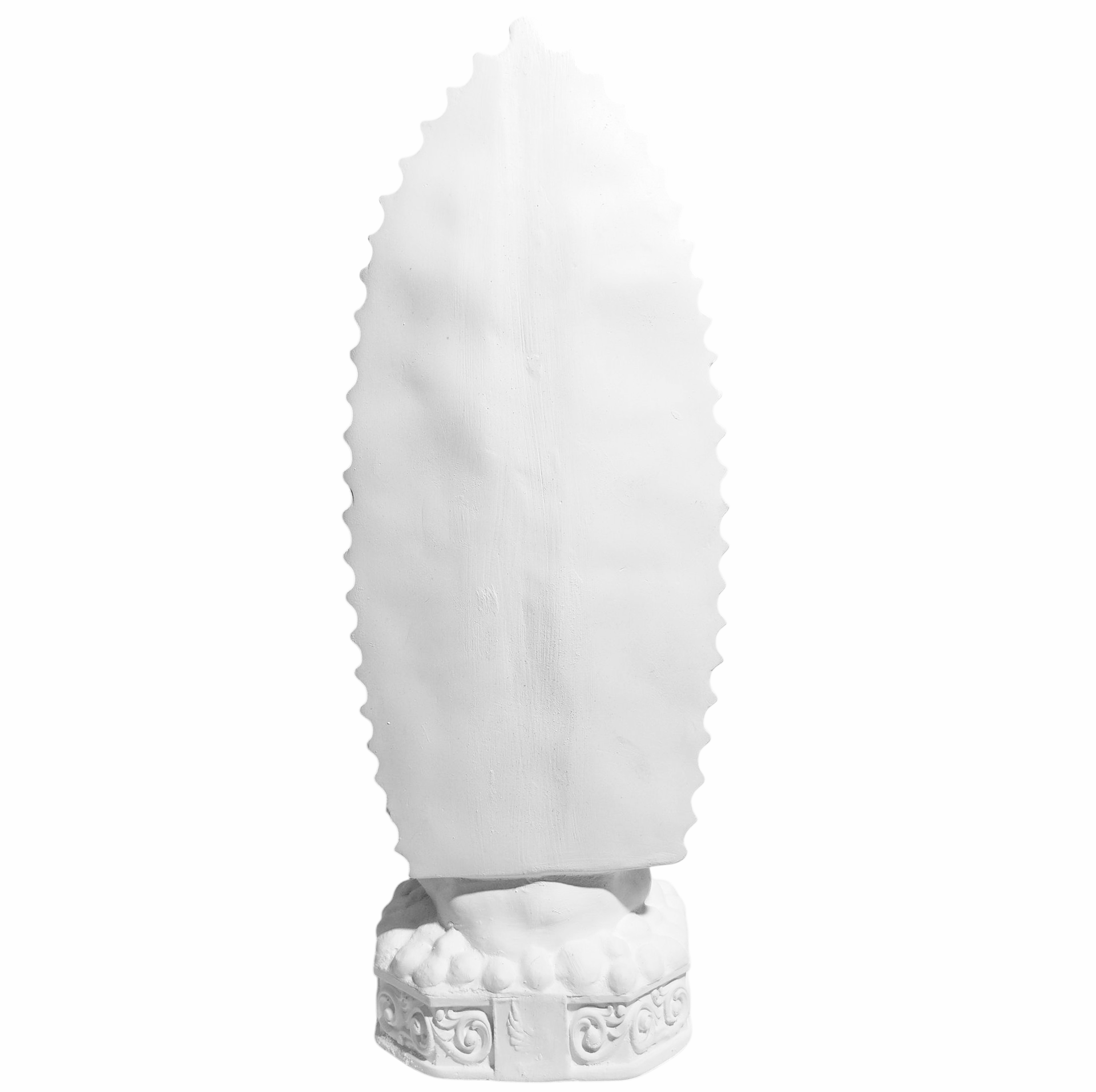 Nossa Senhora Guadalupe 30cm Gesso Cru Retocado - Imagem 3