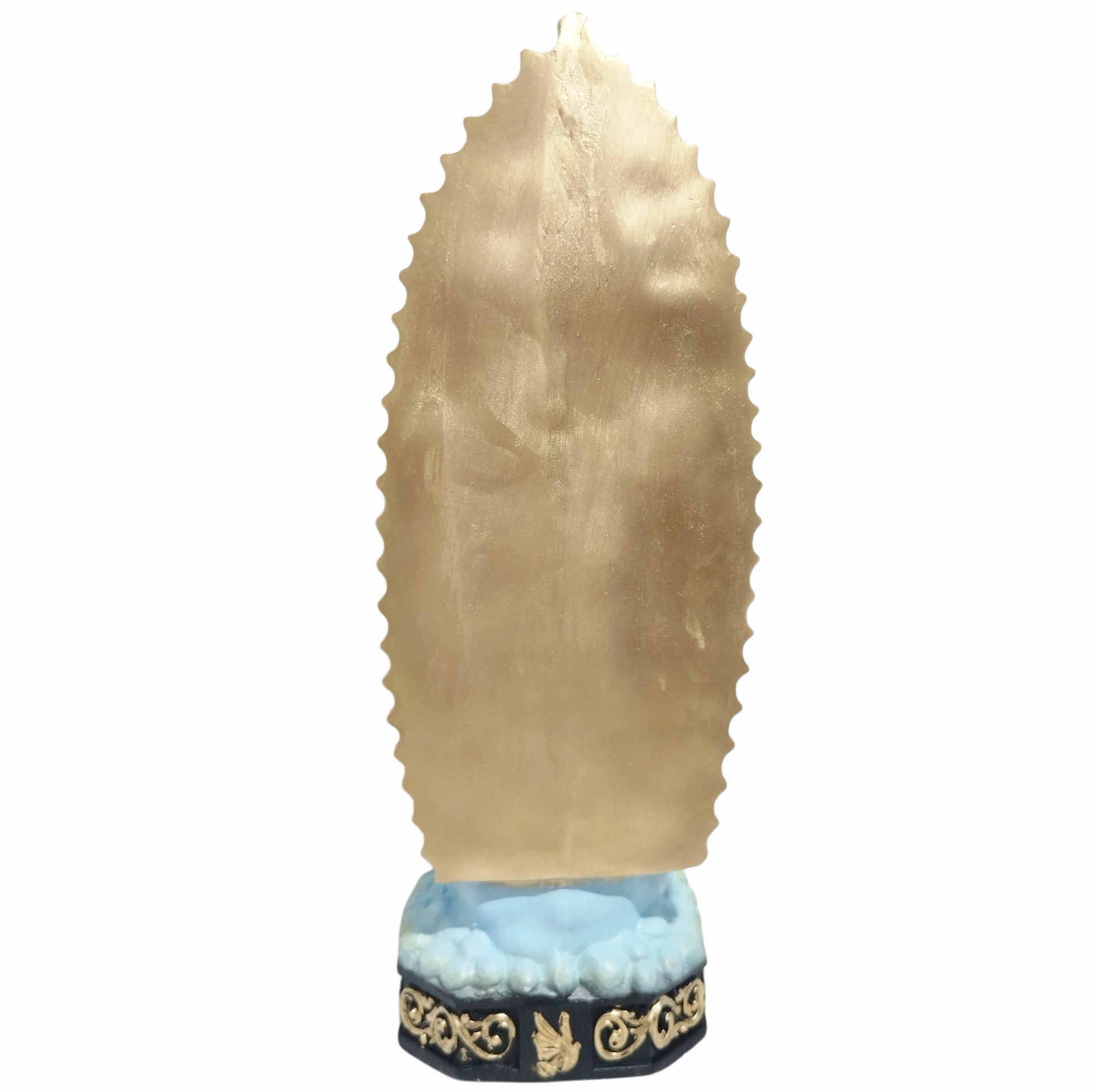 Nossa Senhora Guadalupe 30cm Gesso Premium Pintado - Imagem 3