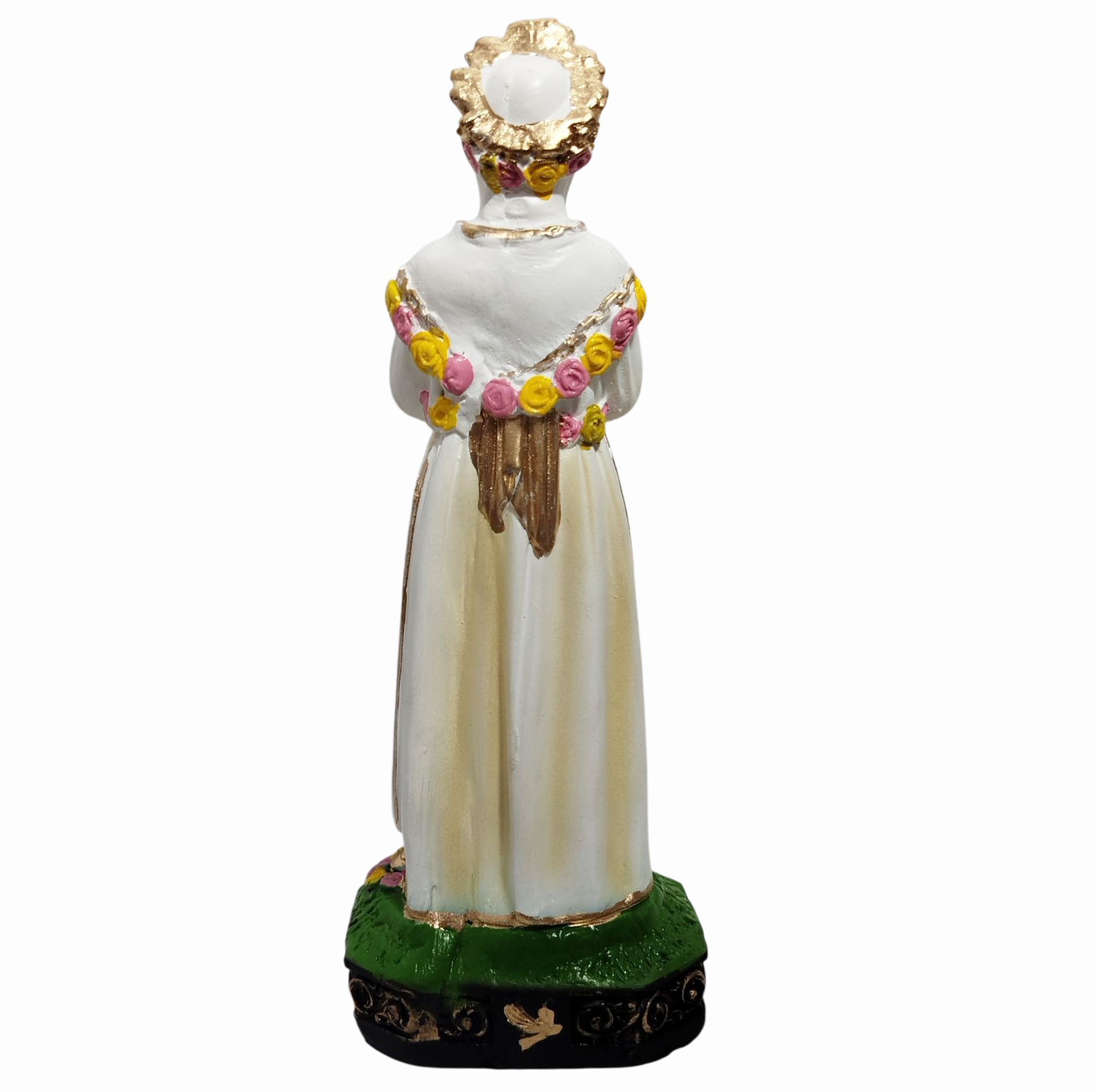 Nossa Senhora de La Salette 20cm Gesso Premium Pintado - Imagem 3