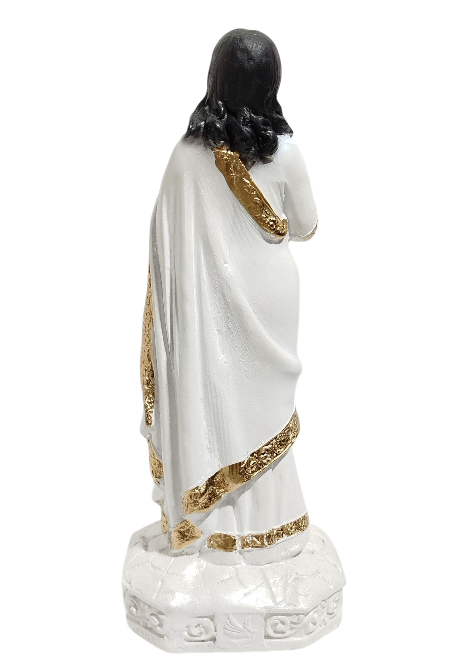 Imagem Santa Sara Kali 20cm White Perolado Benção Espiritual - Imagem 3