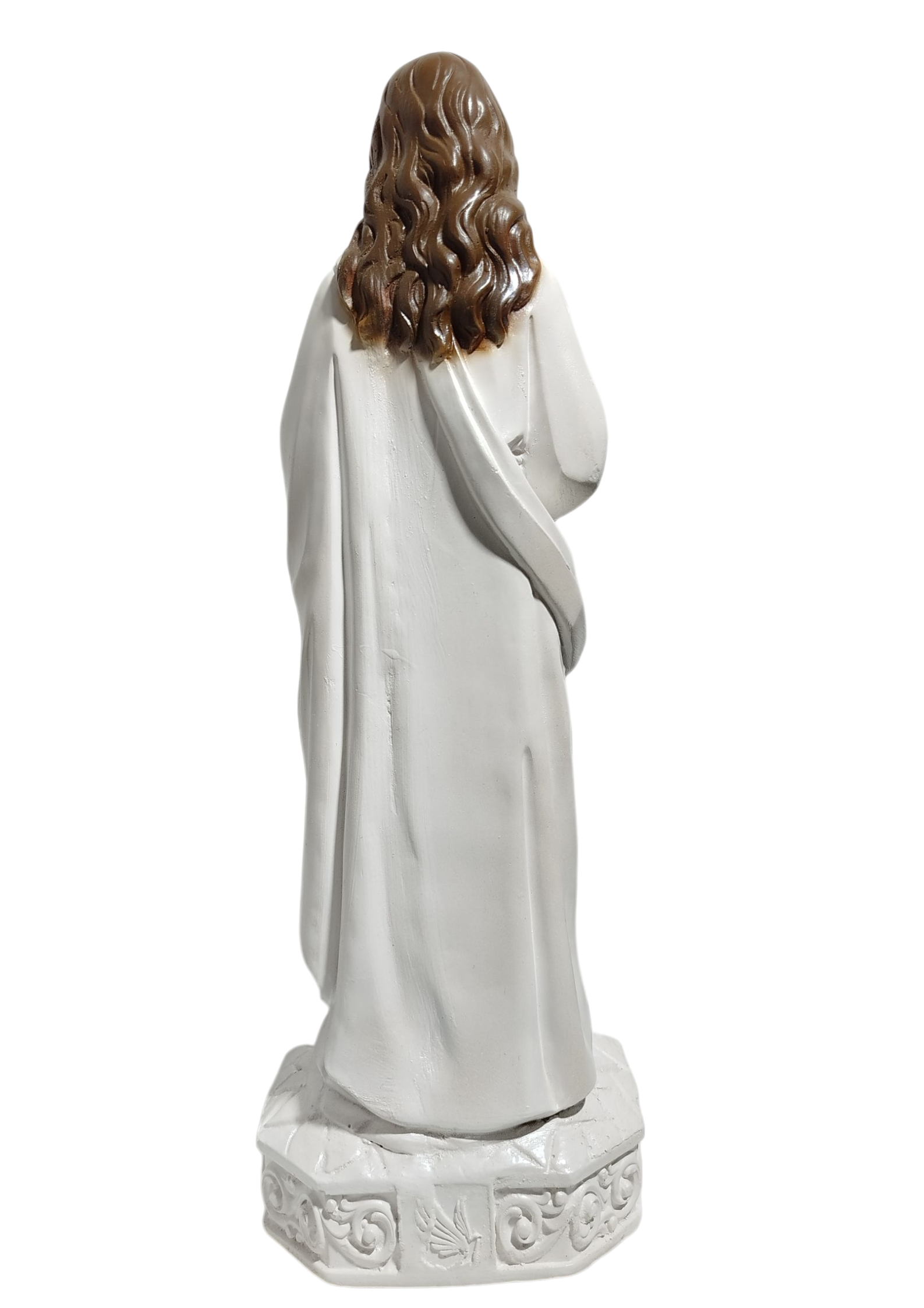 Imagem Santa Luzia 30cm White Perolado Benção Celestial de Esperança - Imagem 3