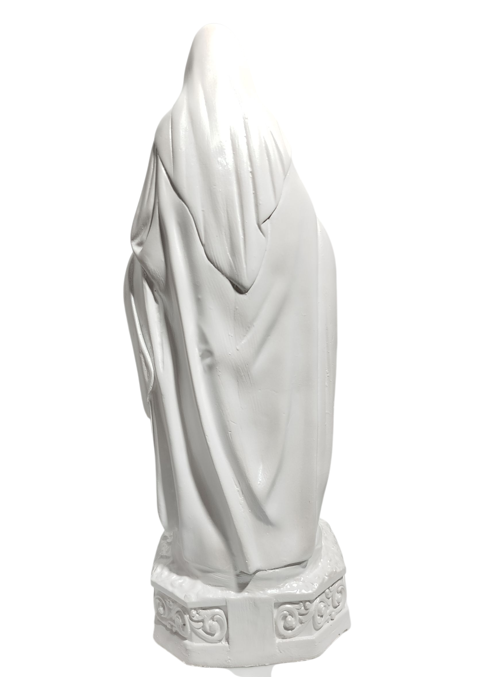 Imagem Nossa Senhora das Graças 30cm Branco Perolado Símbolo de Benção e Proteção - Imagem 3